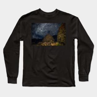 Charcoal Kiln Startrails Long Sleeve T-Shirt